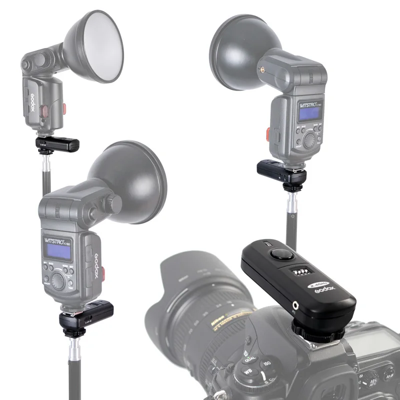 Godox 2 4 GHz 16 каналов беспроводной пульт дистанционного управления вспышка студия