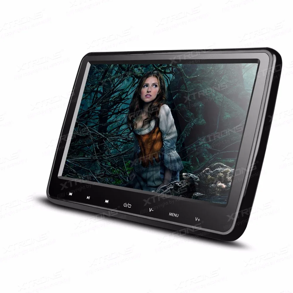 XTRONS Монитор Универсальный 10 1 дюймовый HD экран подголовник Автомобильный DVD плеер