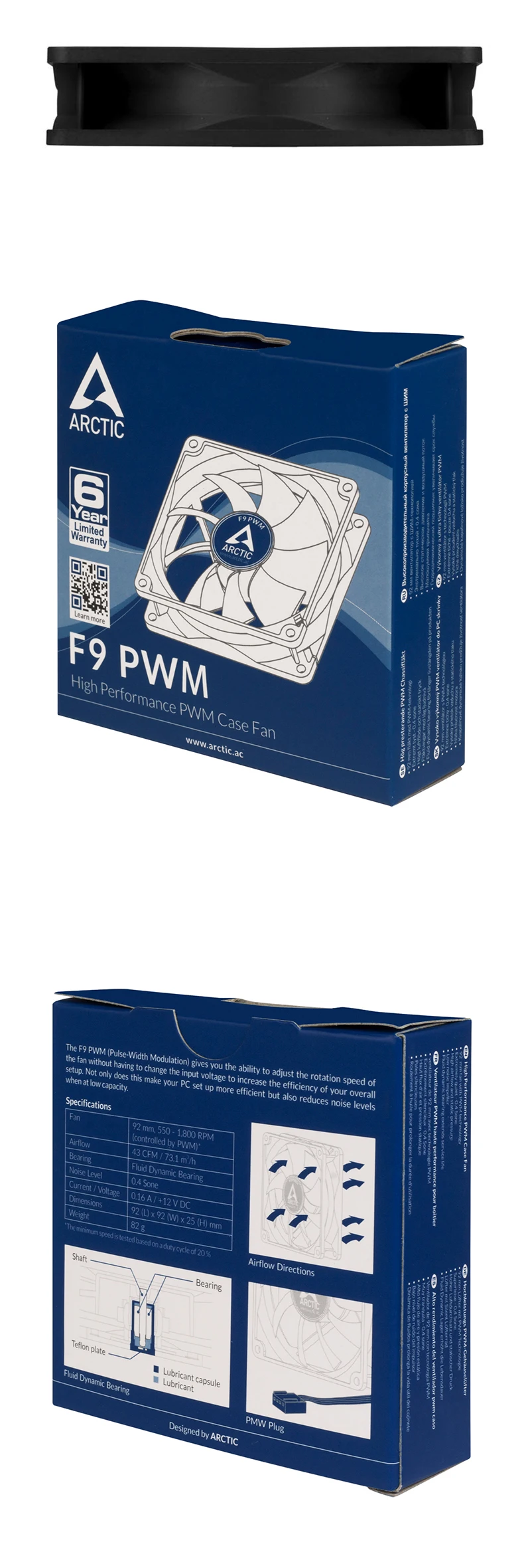 F9 PWM REV.2, ARCTIC cpu Радиатор/чехол для компьютера 9 см вентилятор 4pin PMW контроль температуры/4pin Регулировка 90 мм вентиляторы водяного охлаждения