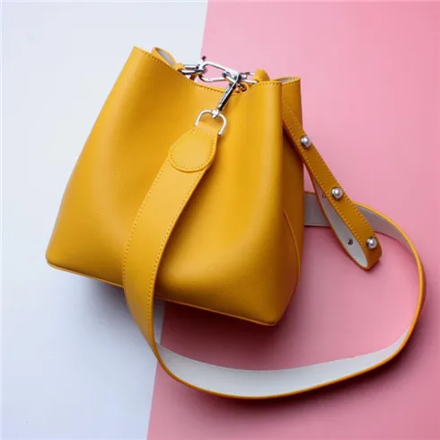 Yellow FoxTail& Lily Роскошная брендовая дизайнерская сумка-мешок Женская Натуральная кожа модная сумка через плечо женская маленькая сумка через плечо - Цвет: Yellow