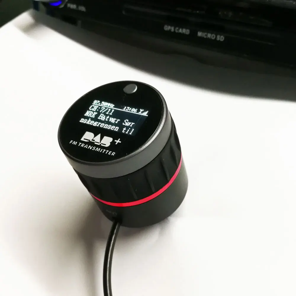 Автомобильный DAB + радиоприемник fm передатчик универсальный штекер и