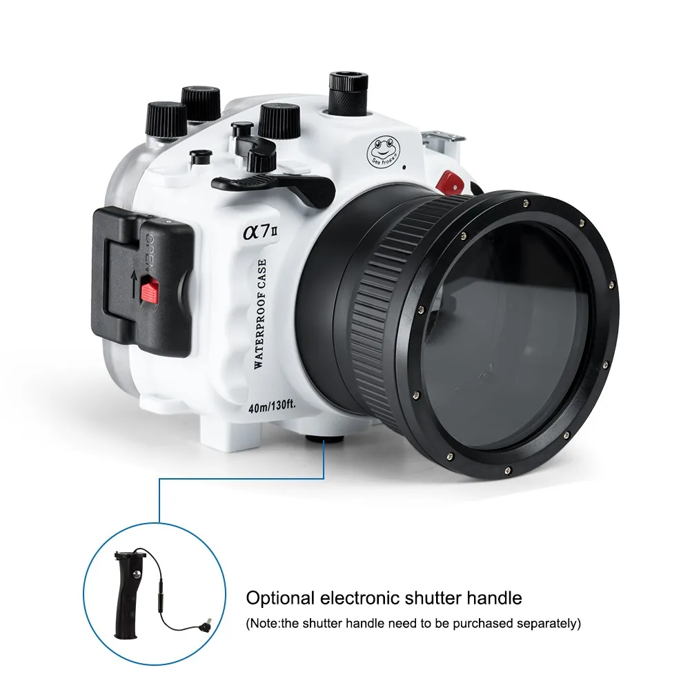 Подводный водонепроницаемый чехол Seafrogs A7 II Pro 40 м/130 футов для Sony A7R A7S объектив 28 70
