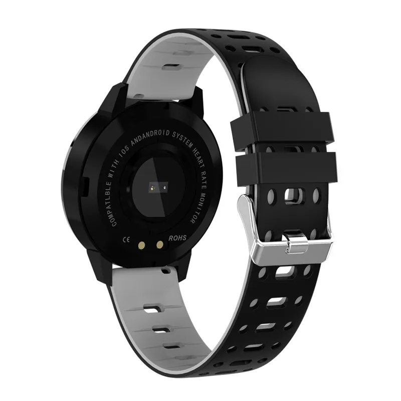 

CF58 Sport Smart Band Touch Panel Two-color Silicone Strap Fitness Tracker Heart Rate Monitor Smart Bracelet for Android IOS