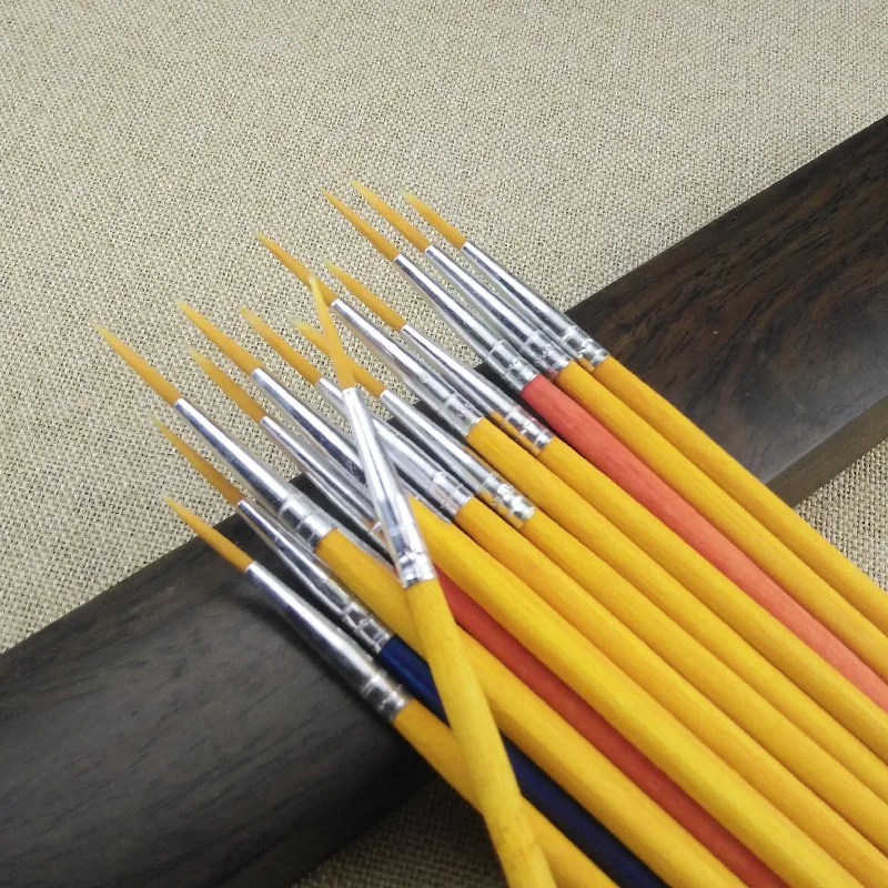 10 шт. Акварель живопись акварель рисования линий ручка небольшая кисть Малый |