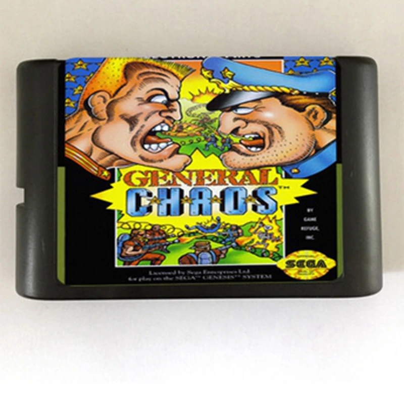 Общий хаос игровой картридж новые 16 бит карточная игра для Sega игры Mega Drive / Genesis