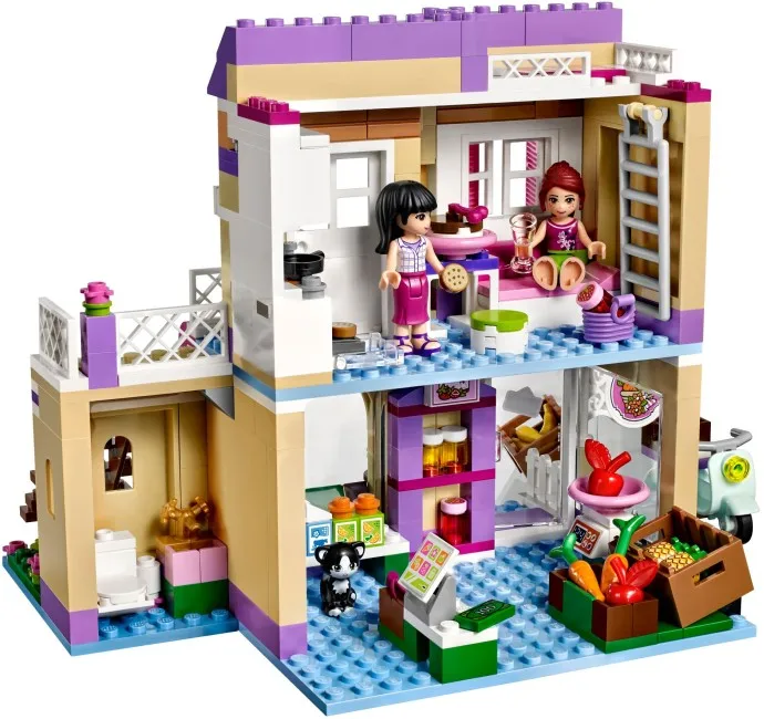 Новые друзья девушки Heartlake Food Market совместимы с 41108 строительными блоками lepingblocks