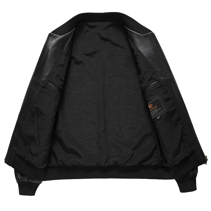 2018 высококачественное черное пальто из натуральной овечьей кожи зимняя белая