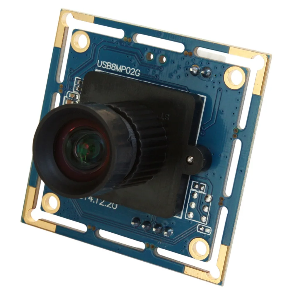 Модуль usb-камеры ELP для SONY IMX179 8 Мп MJPEG 75 градусов без искажений Android Linux Windows - купить
