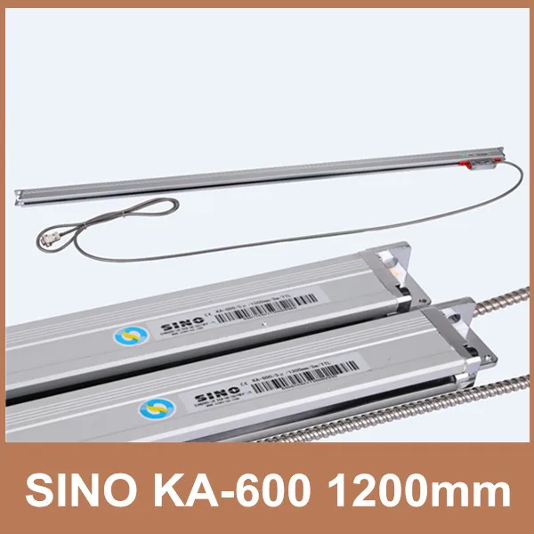 

Линейная шкала Sino KA600 1200 мм, 5 микрон, выход TTL, линейный энкодер SINO KA-600 для токарного станка с ЧПУ