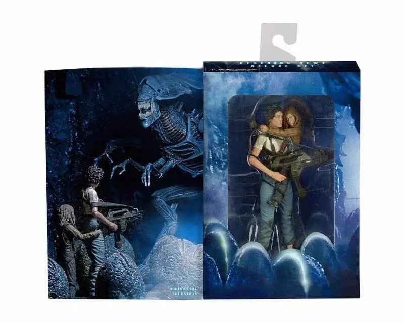 ALEN Aliens 30th anniversary Ripley Rescuing Newt " Фигурка делюкс 2 пакета фильм Классическая Коллекционная NECA Alien