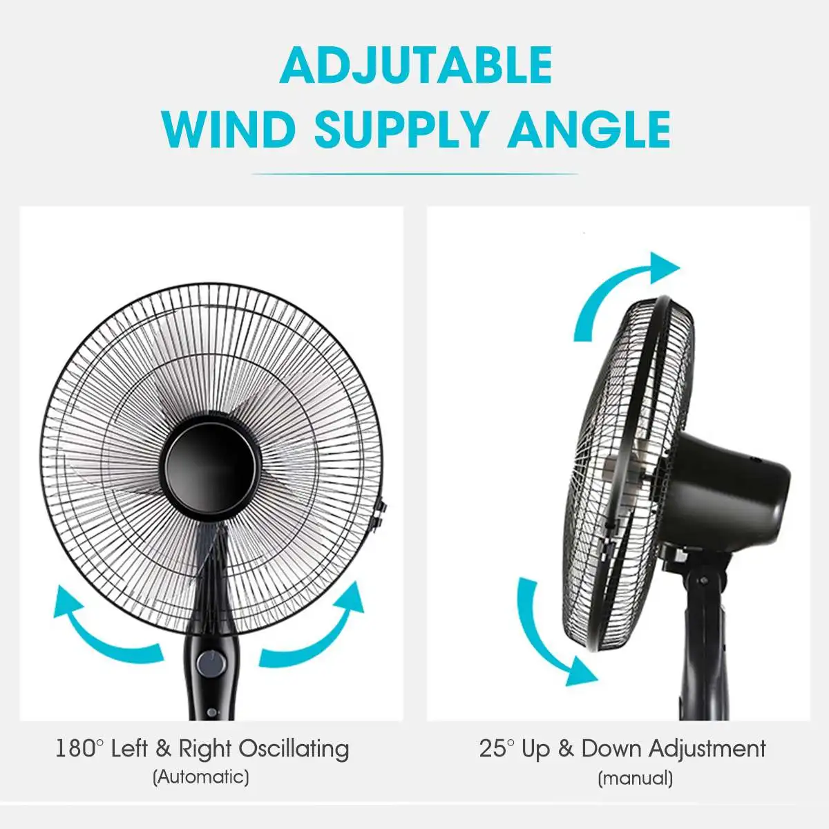 16 &quotнапольный вентилятор стоячий механический/пульт дистанционного управления