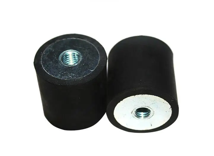 1 шт. M10 черный резиновый амортизатор буферный винт с двойной внутренней резьбой