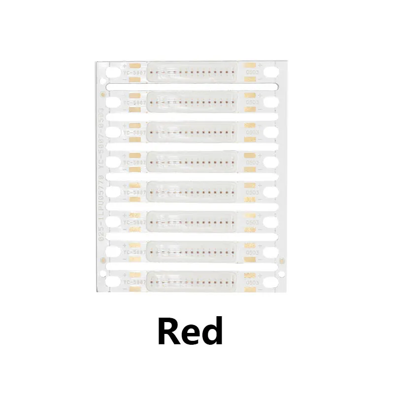 8 шт./партия светодиодный светильник COB красный синий зеленый 3 Вт 5 Вт|cob bar|led cobcob led