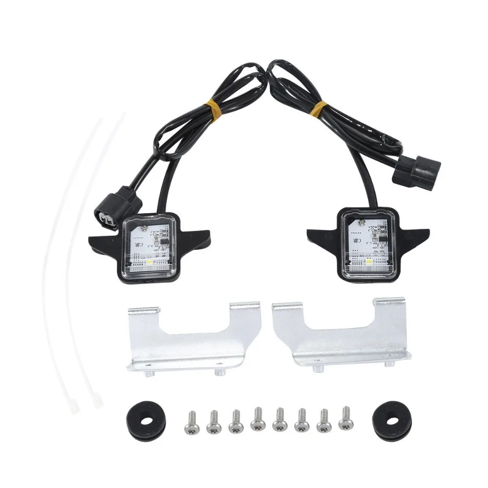 motorcycle front tour part led illuminated entry light for honda goldwing gl 1800 2018 2020 2019 free global shipping