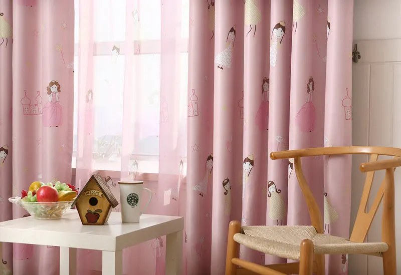 Красивые детские шторы для девочек постельное белье комната/Кухня комнатные