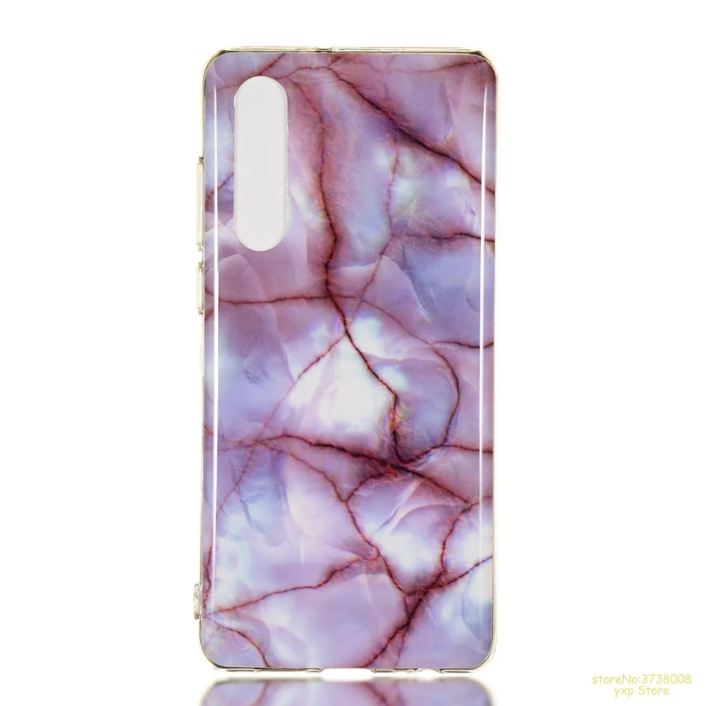 Новая мода Мрамор Pattern Мягкие TPU чехол для телефона huawei P30/P30 Pro/P9 Lite мини анти стук