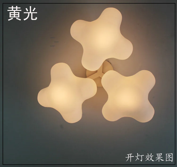 Новинка маленькая стеклянная настенная лампа потолочный светильник для