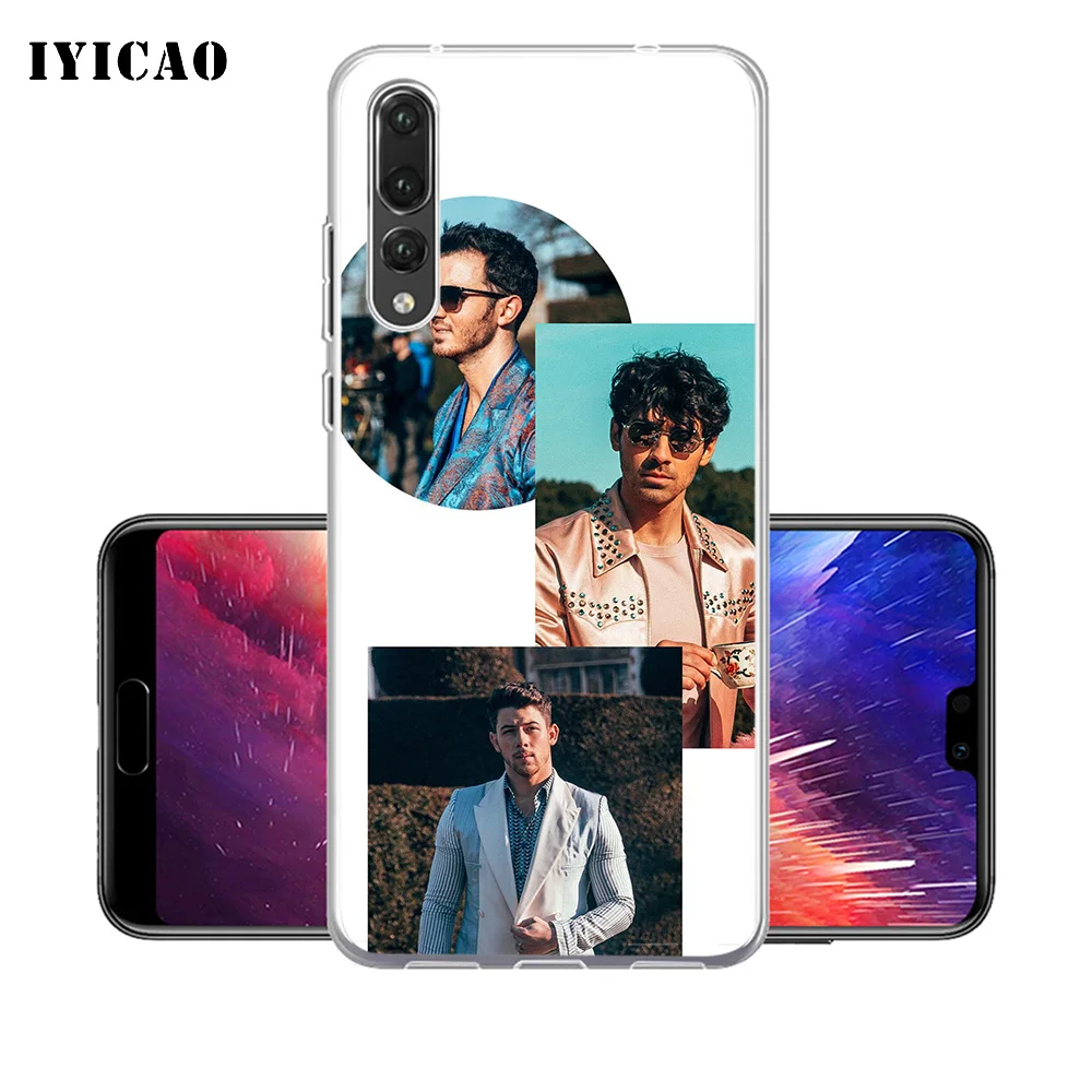 IYICAO Rock band Jonas Brothers Мягкий силиконовый чехол для телефона Huawei P30 P20 Pro P10 P9 P8 Lite P Smart TPU