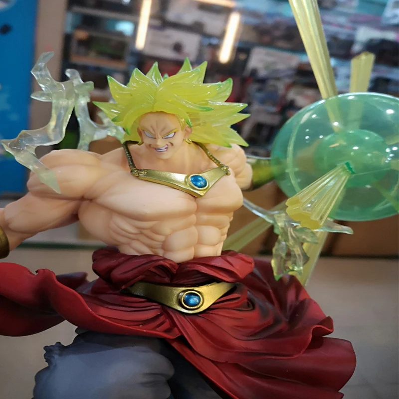 32 см аниме Dragon Ball Z Super Saiyan Broly The Burning Battles Ver. ПВХ Фигурки Коллекция Модель