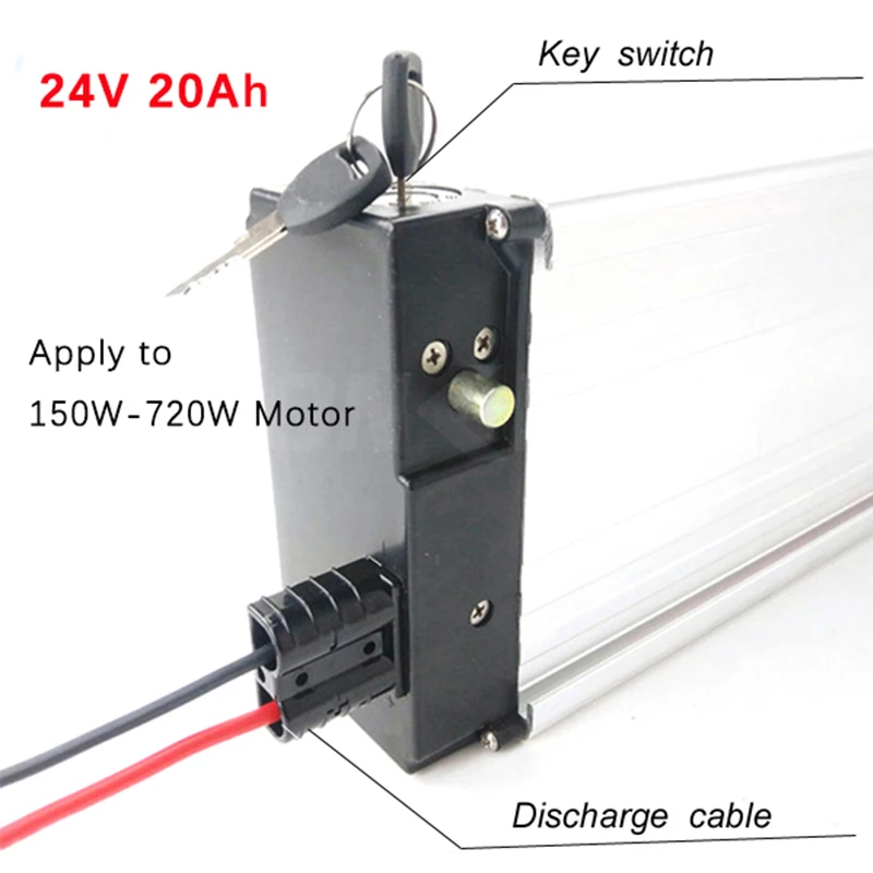24V 20Ah 500W комплект литий-ионных батарей для электрического скутера Ebike Серебряная
