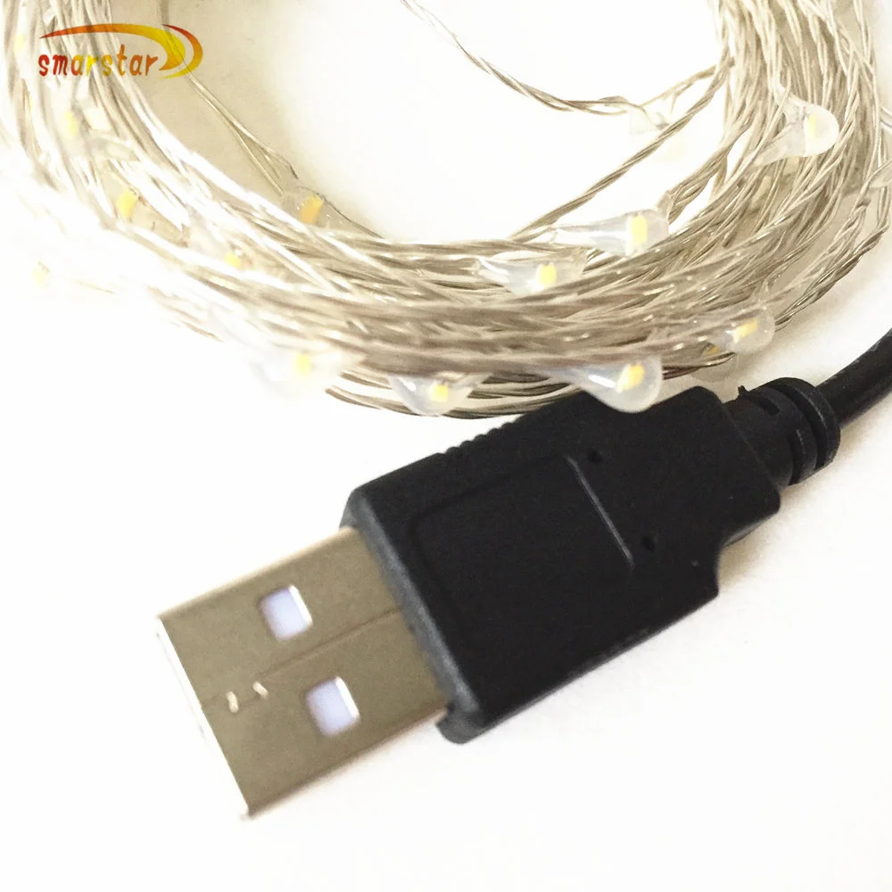 Светодиодная гирлянда с USB 5 В м 10 50/100 светодиодов | Лампы и освещение