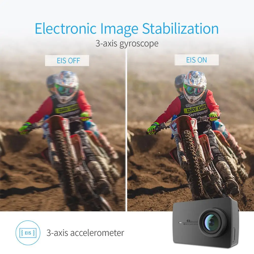 YI 4K экшн-и Спортивная камера в наличии на русском языке | Электроника