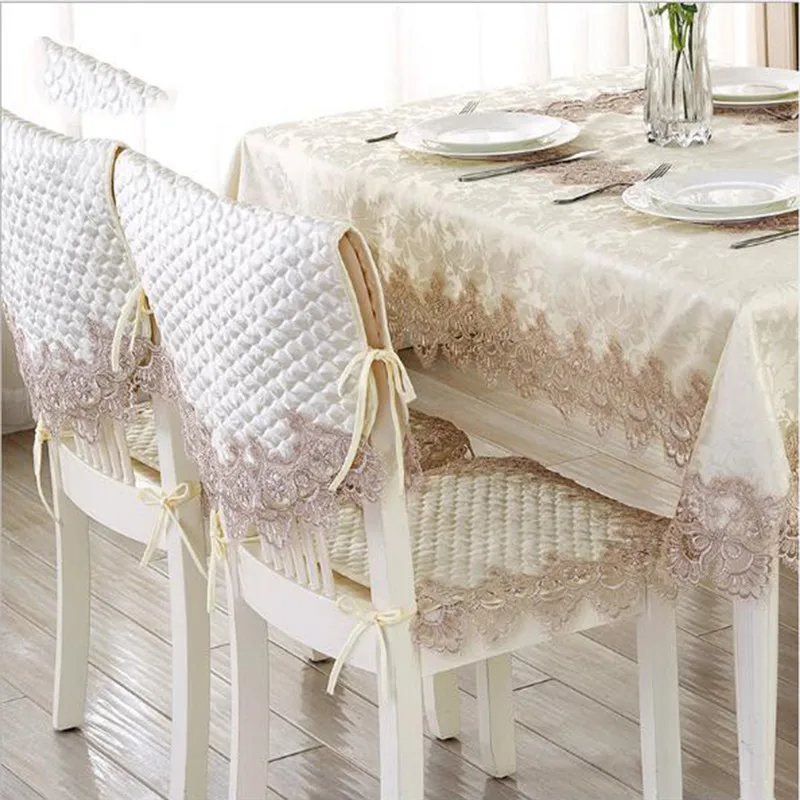 Домашний Уникальный розовый кружевной коврик для стула Подушка бежевая