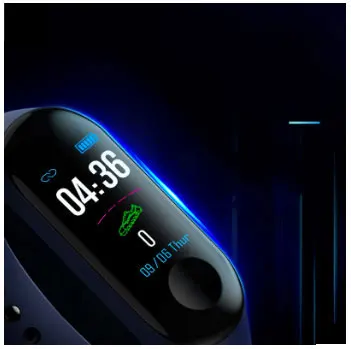 mi band Origina Mi Band 3 Smart Wristband Fitness Bracelet MiBand Big Touch Screen OLED Message Heart Rate Time Smartband | Электроника