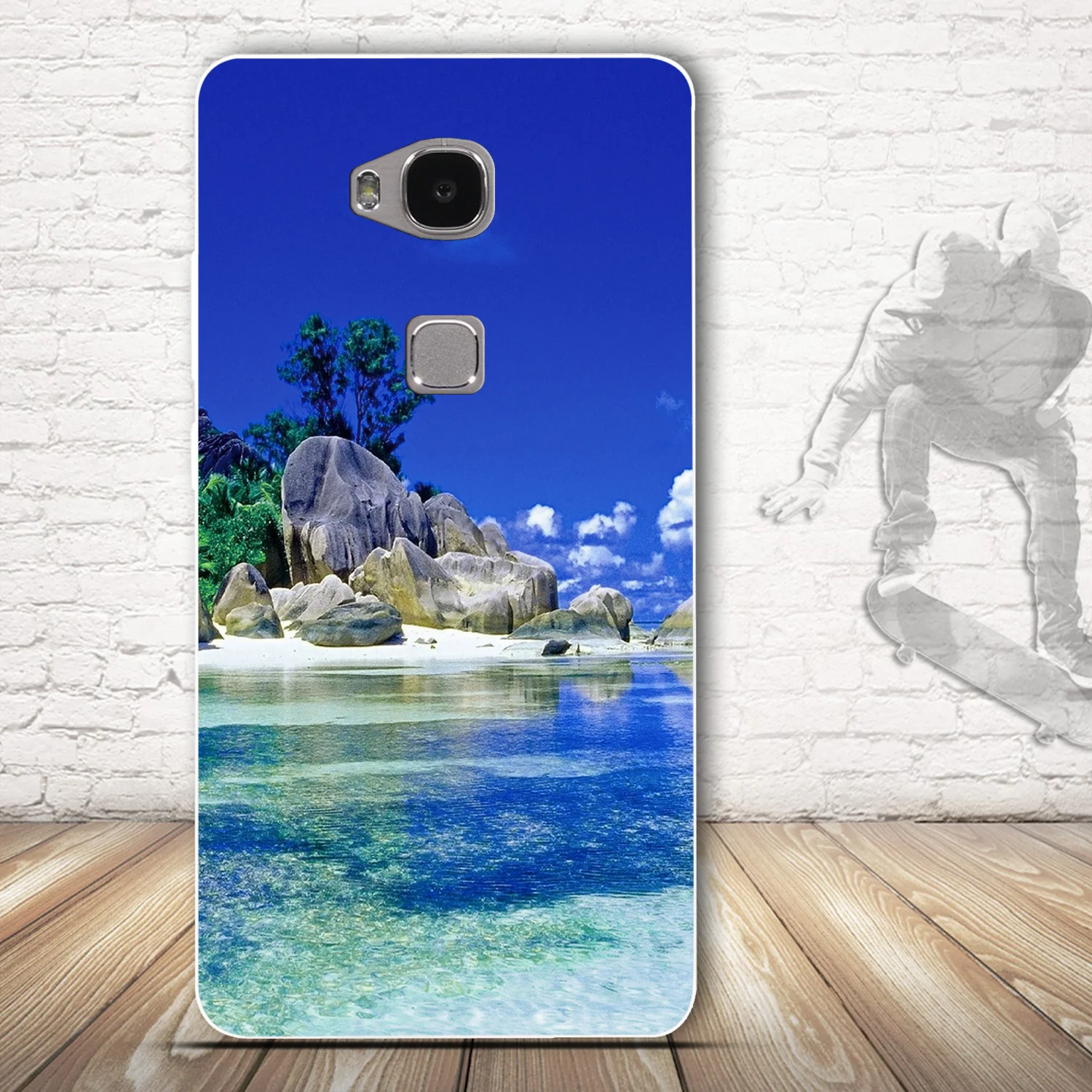 Силиконовый ТПУ чехол для Huawei Honor 5X 3D милые сумки GR5 Чехлы Coque Honor5X чехлы