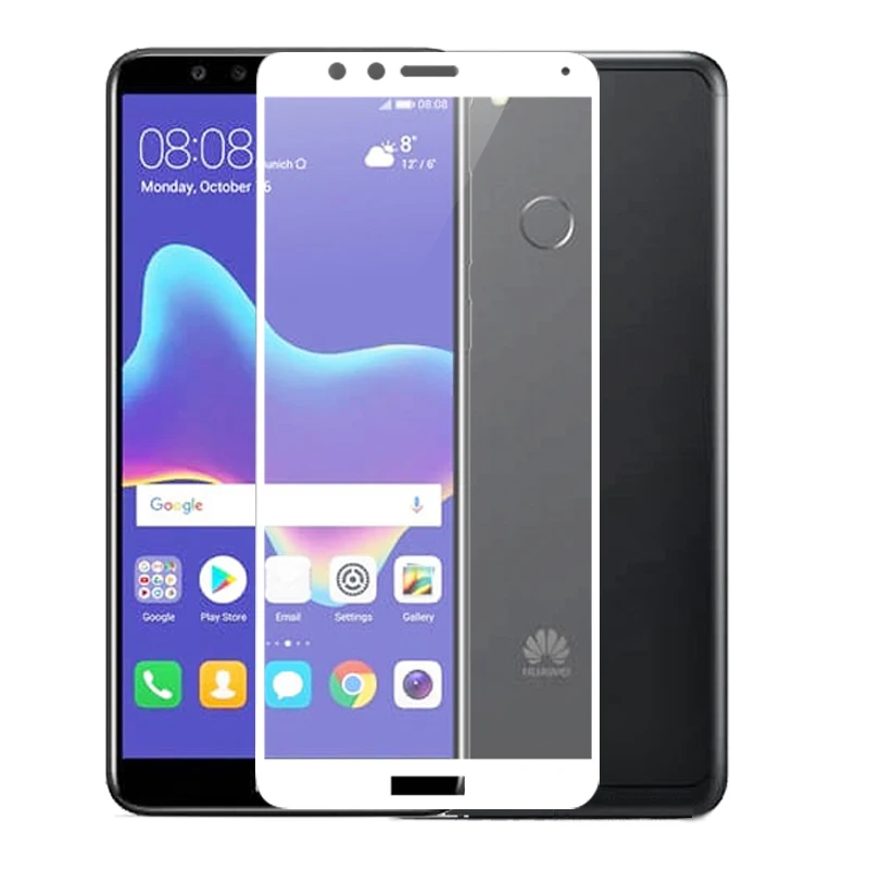 Закаленное стекло для huawei Y9 2018 Защитное Y92018 Enjoy 8 Plus 5 93 дюймовый защитный экран
