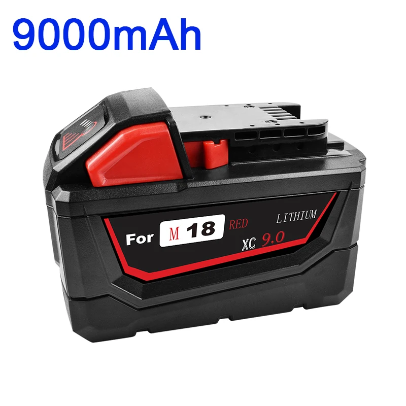 Аккумулятор batcool для электроинструмента Milwaukee M18 9000 мАч 18 в 48-11-1815 48-11-1850 2604-22 2604-20