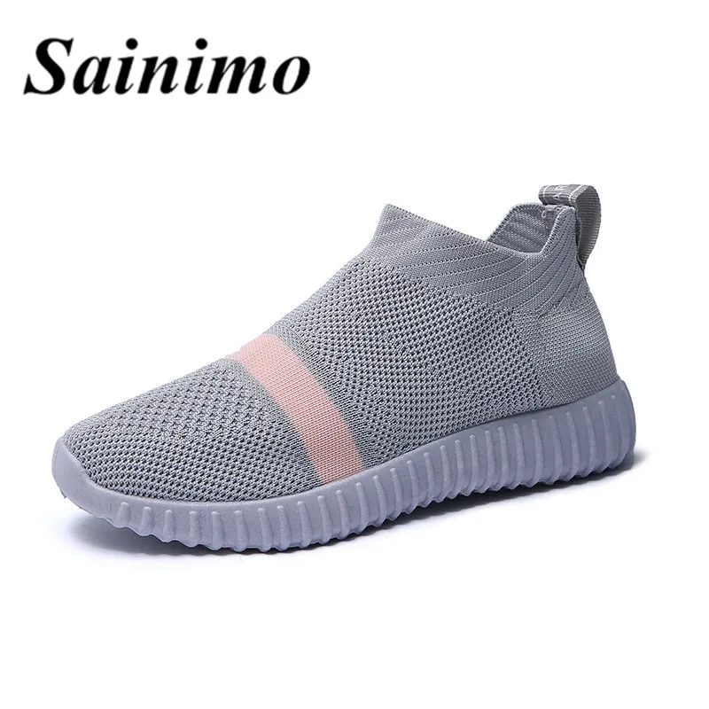 Женская повседневная обувь модные дышащие кроссовки с высоким берцем Chaussure Femme