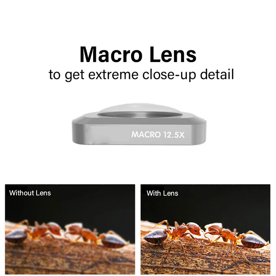 Фильтр для камеры DJI Osmo Pocket Macro Close Up Lens широкоугольный линзы из оптического стекла