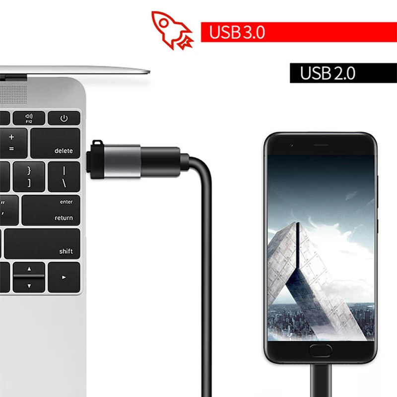 Rovtop OTG Type C Usb Adapter Micro Usb-c 3.0 Charge Data Converter for Samsung Galaxy S8 S9 Note 8 A5 One Plus | Мобильные телефоны