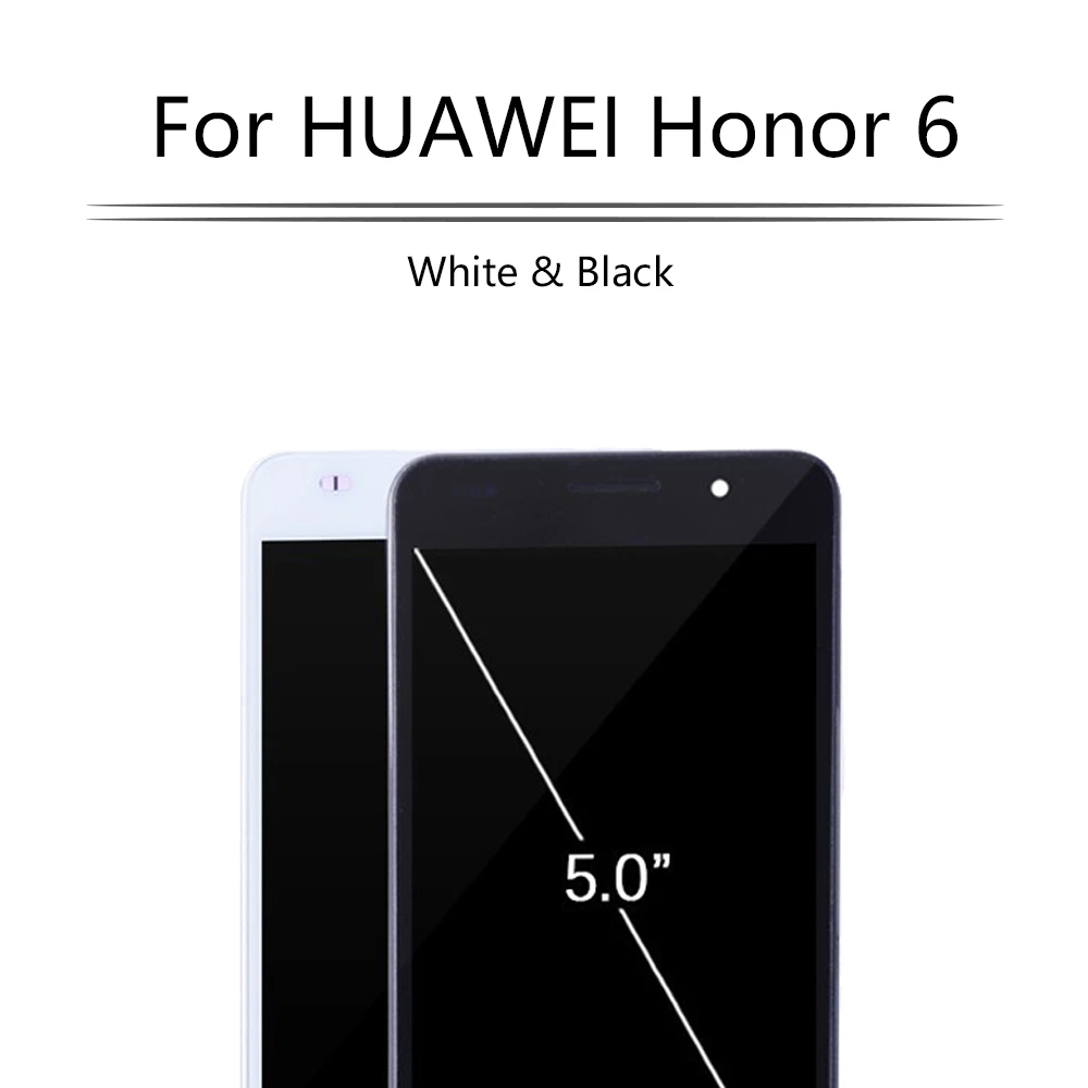 Оригинальный 5 0 ''дисплей для HUAWEI Honor 6 рамка сенсорного ЖК экрана дигитайзер