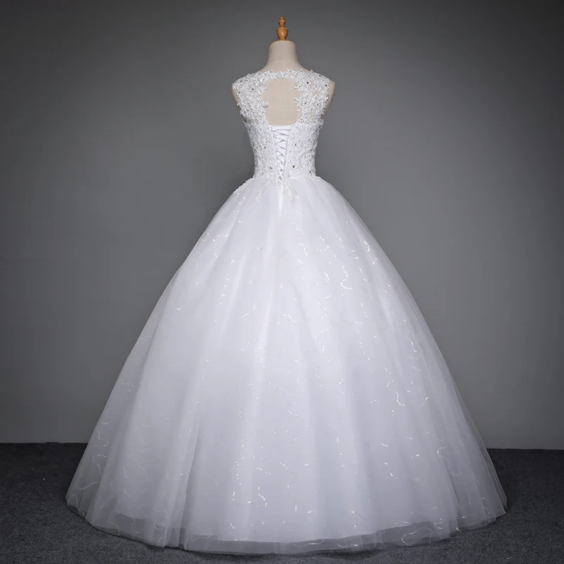 Fansmile Robe De Mariage Принцесса белое бальное платье Свадебные платья Vestido De Noiva размера плюс свадебные платья на заказ FSM-023F