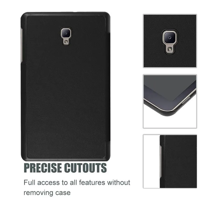 CucKooDo For Tab A 8.0'' 2017 Slim Fit Smart Rubber Case Cover with Auto Wake/Sleep for Samsung Galaxy 8.0 inch SM-T380 |