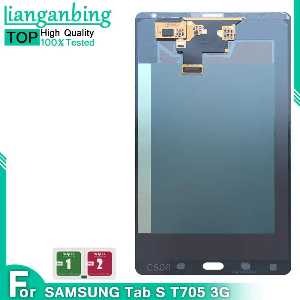 ЖК дисплей для Samsung GALAXY Tab S T705 LTE 3G 8 4 дюйма рабочий дигитайзер сенсорного экрана