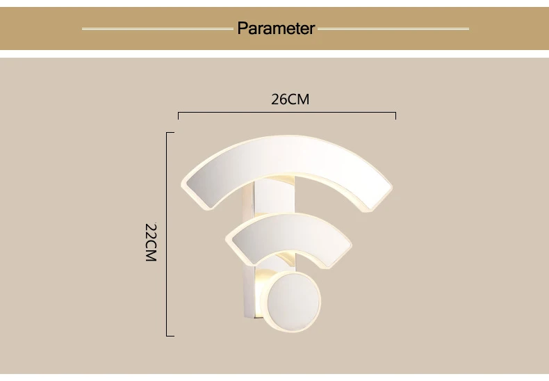 Креативный акриловый wifi настенный светильник бра wandlamp светодиодный современный прикроватный светильник для спальни ресторант КТВ крыло отеля коридорные огни