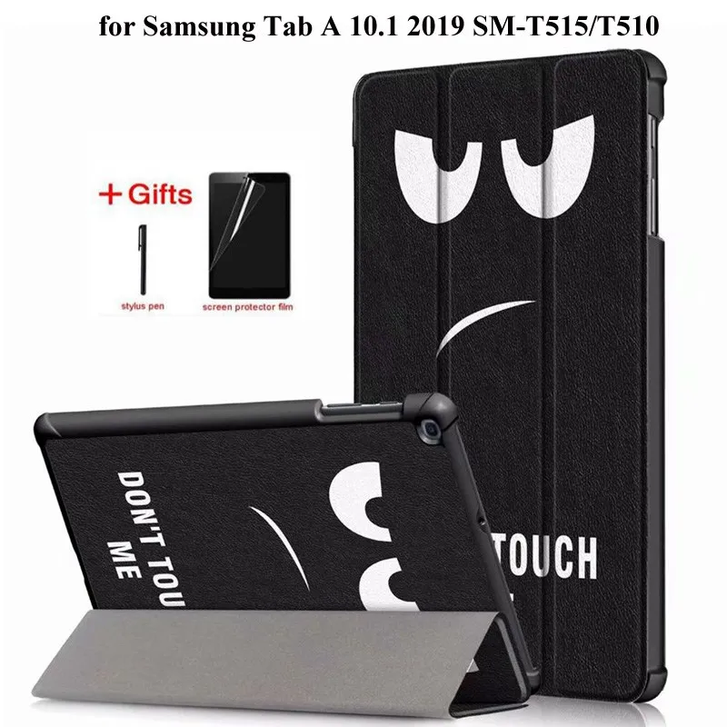 Умный кожаный чехол для Samsung Galaxy Tab A 2019 Женский T510 T515 подставка планшета 10 1