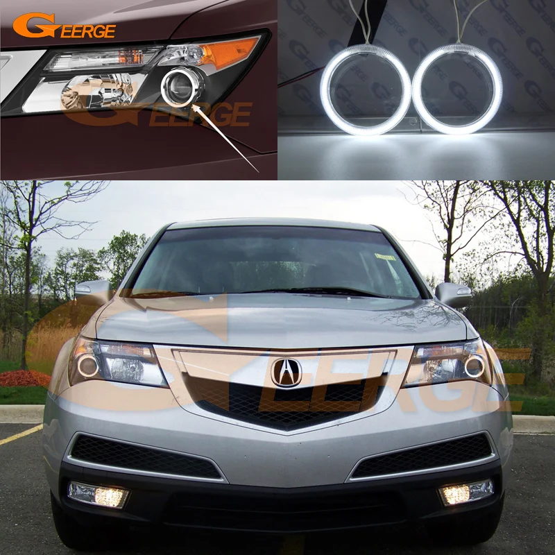 Для Acura MDX 2007 2008 2009 2010 2011 2012 2013 отличное ультра-яркая подсветка с холодным катодом(CCFL) Ангельские глазки комплект Halo Кольцо