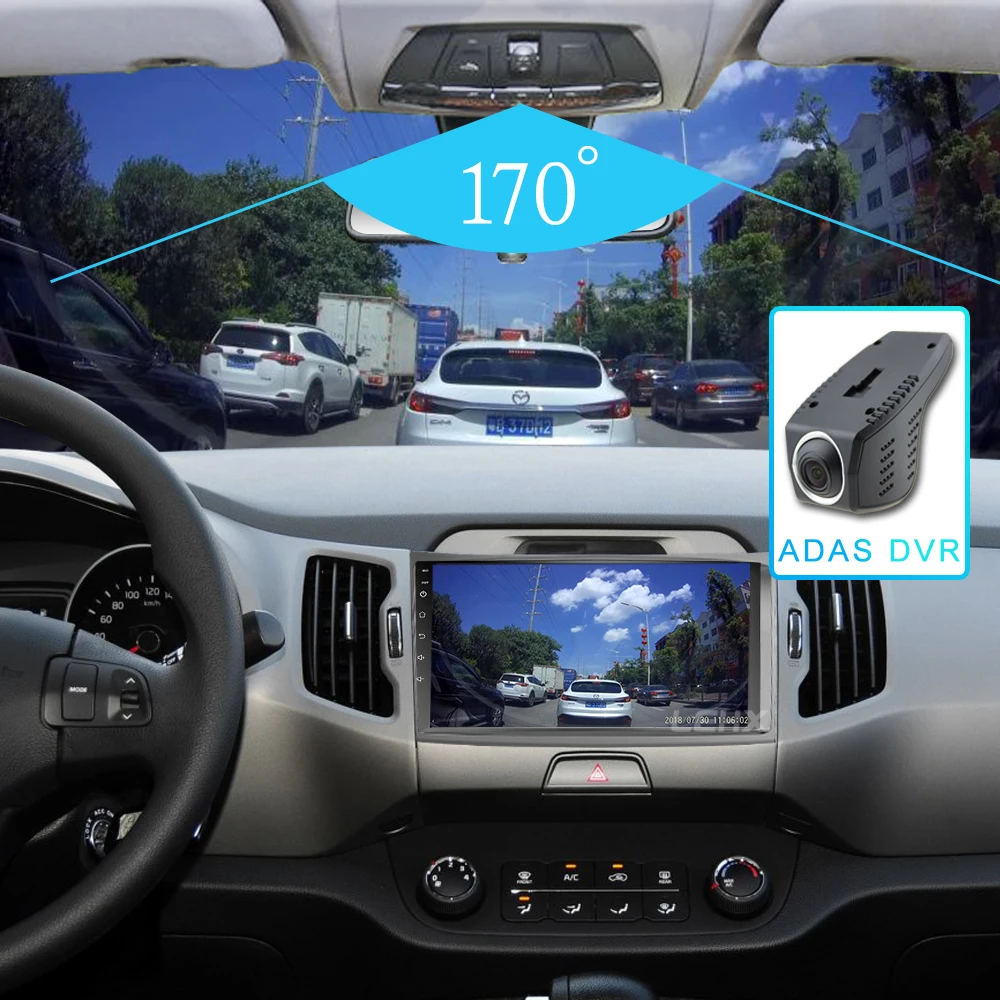 LEHX автомобильный Android 8,1 2 din Автомобильный мультимедийный плеер Автомобильный dvd для KIA sportage 2011 2012 2013 головное устройство gps навигация радио