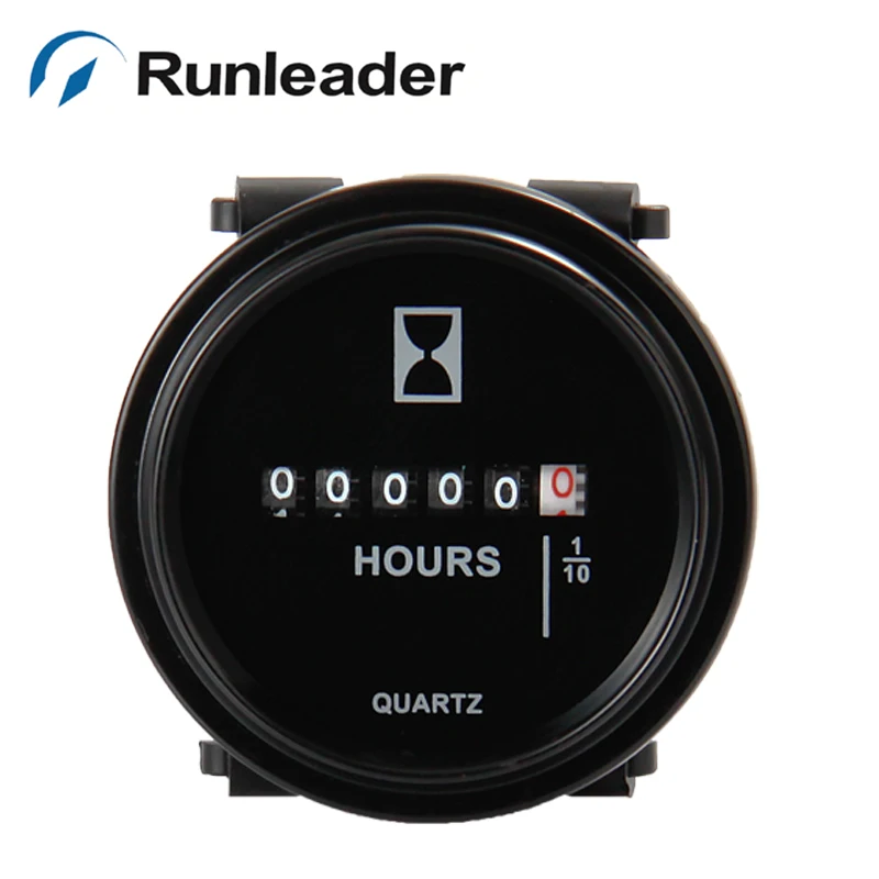 (50 шт./лот) Runleader круглый DC механический счетчик часов работы используется для