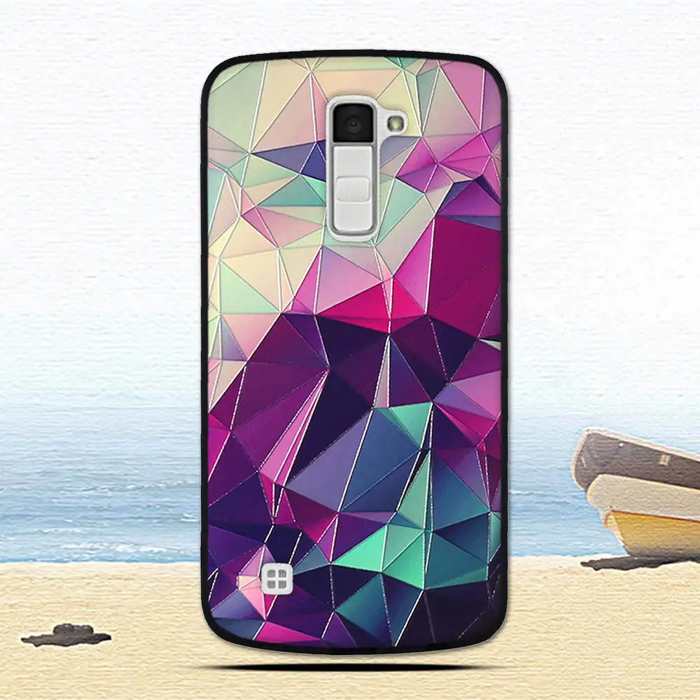 Женский Мягкий силиконовый чехол для LG K10 K420N K430DS k430ds с рисунком сумки