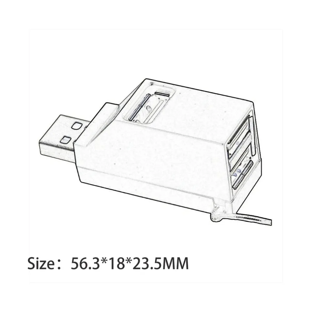 Мини USB 2 0/3 0 высокоскоростной многопортовый usb концентратор разветвитель адаптер