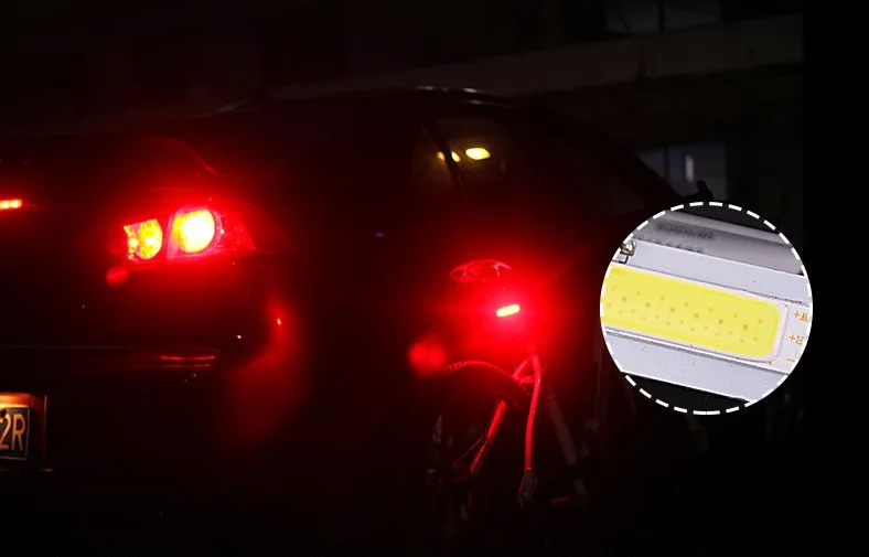 Deemount 100 lm Перезаряжаемые вел USB горный велосипед задний фонарь MTB Детская безопасность Предупреждение Велосипедный Спорт заднего света Велосипедный Спорт лампа