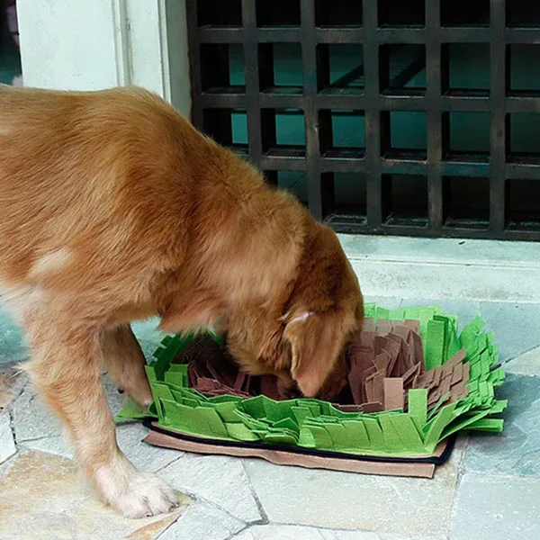 ПЭТ нюхательный коврик Nosework одеяло собака тренировочные коврики для корма собак