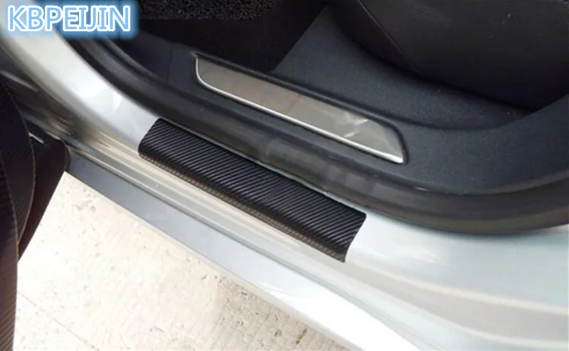 4 шт. наклейки на автомобильные двери из углеродного волокна|Наклейки автомобиль|