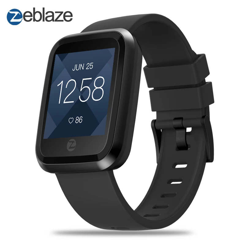 Новый Zeblaze Кристалл 2 Smartwatch 2.5D 1 29 дюйма Цвет Экран гориллы Стекло IP67
