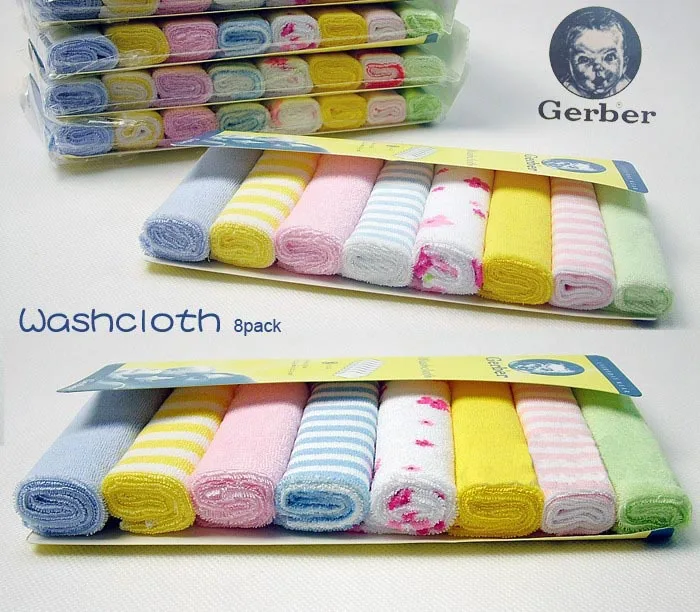 Gerber полотенце для мытья малышей 9 &quotx 9&quot младенцев Полотенце кормления детей